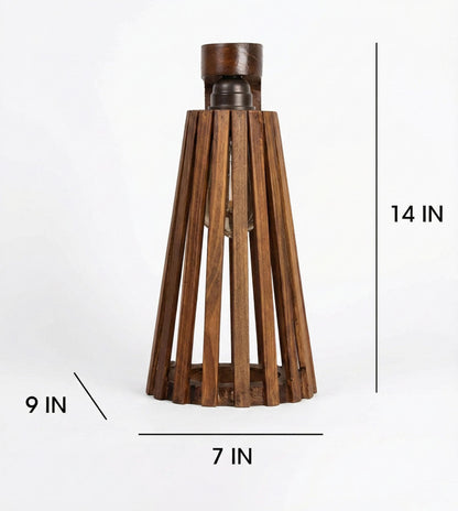 Good Brown Wooden Wall Light
