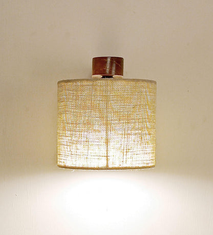 Fast Brown Wooden Wall Light