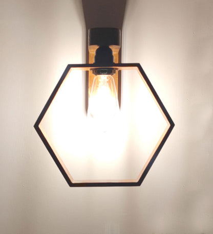 Brook Brown Wooden Wall Light