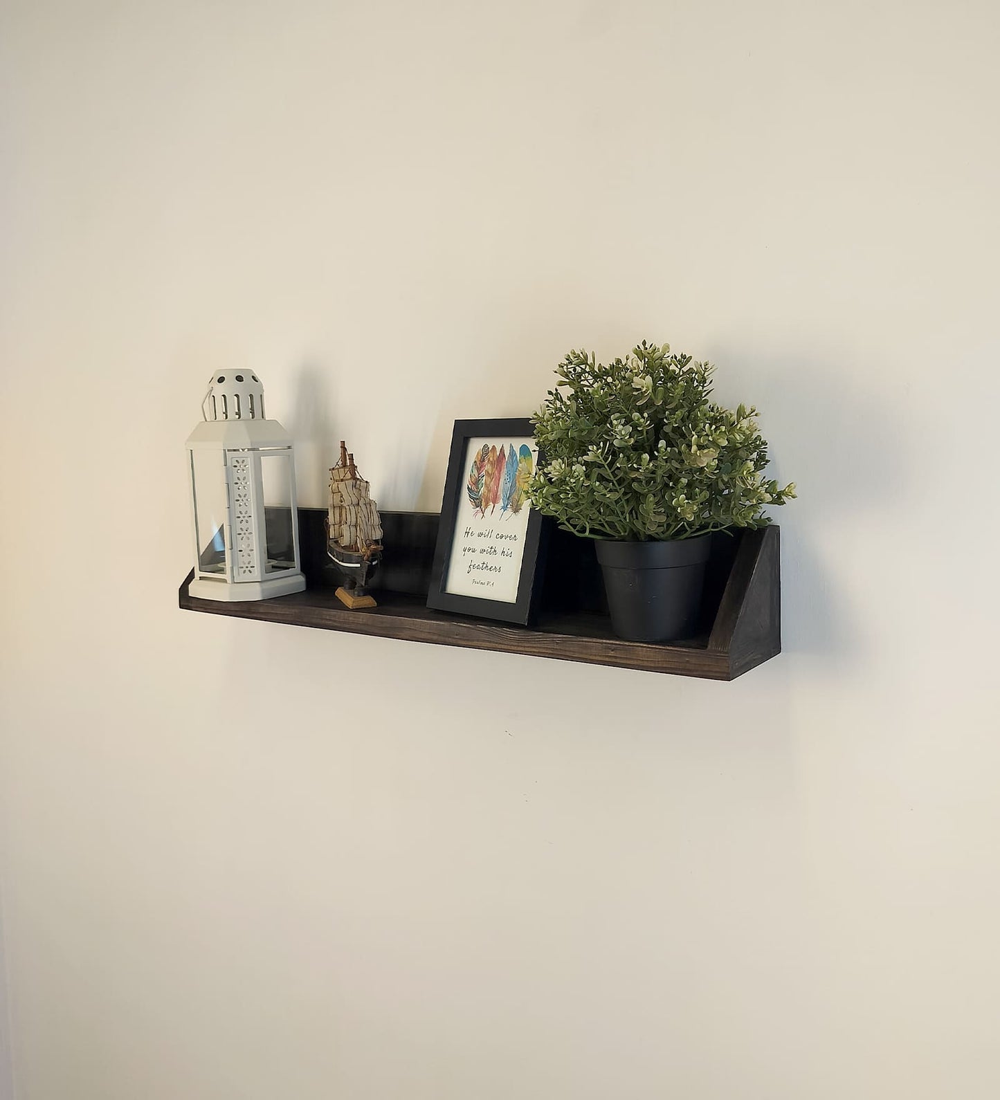 Valley Wooden Wall Shelf Organiser