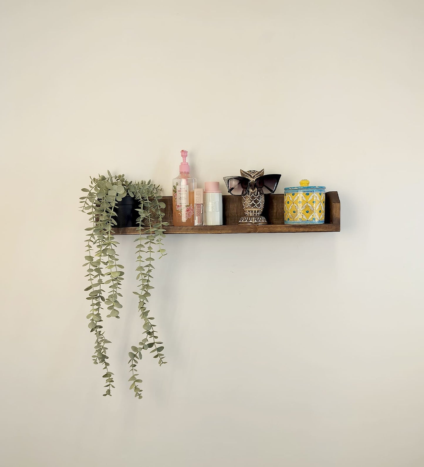Glory Wooden Wall Shelf Organiser