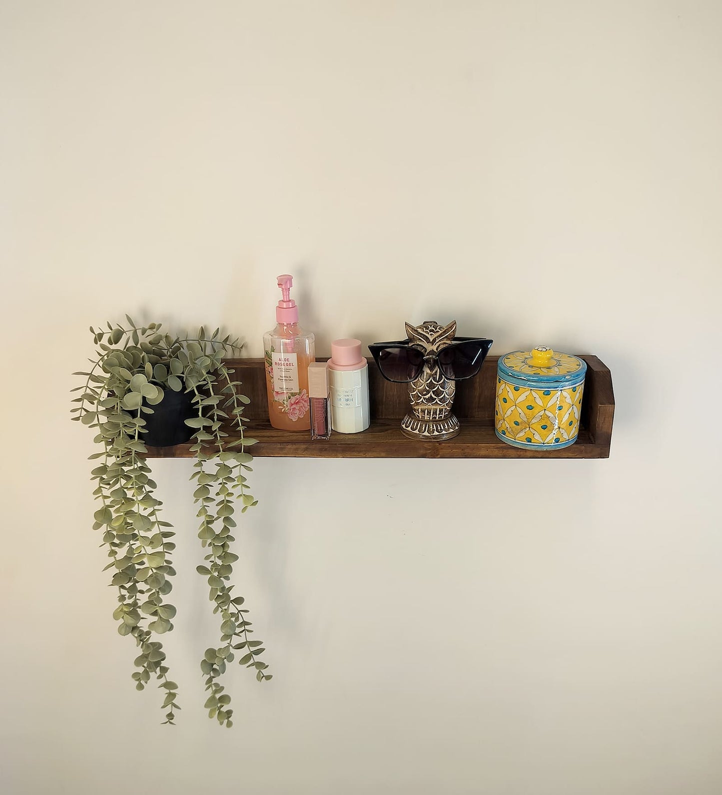 Glory Wooden Wall Shelf Organiser