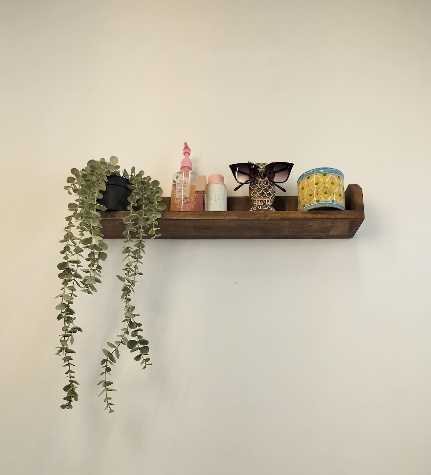 Glory Wooden Wall Shelf Organiser