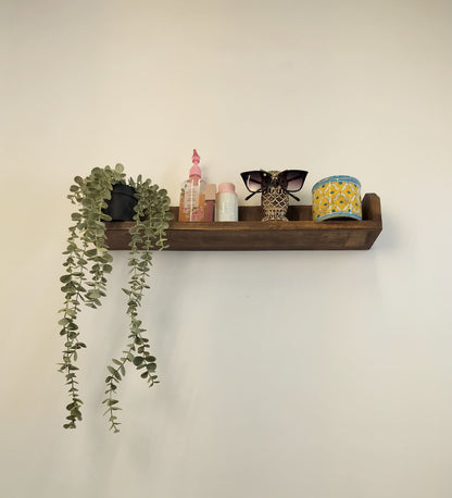 Glory Wooden Wall Shelf Organiser