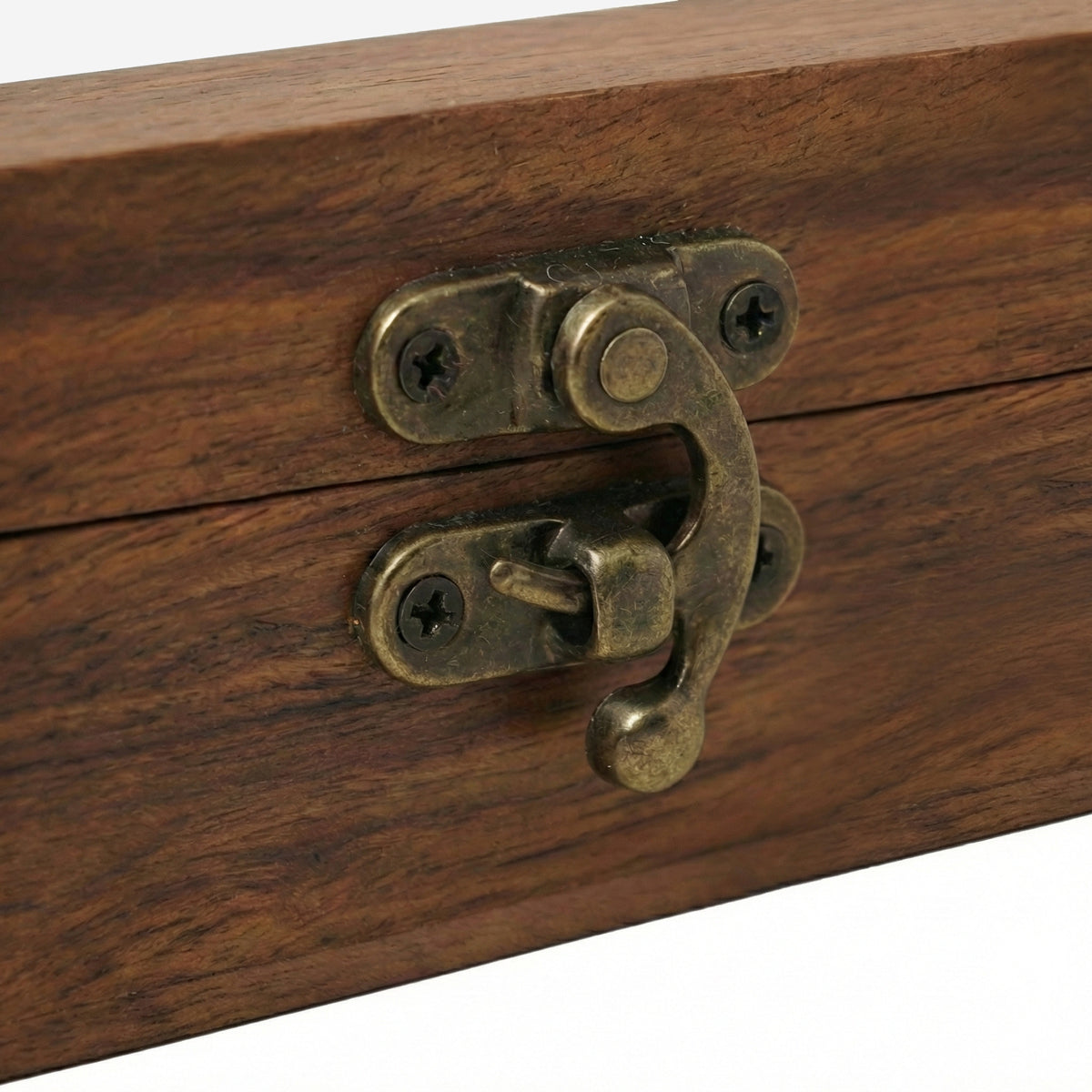 Woodfit Premium Square 9-Compartment Solid Sheesham Wood Masala Box with Glass Top and Wooden Spoon