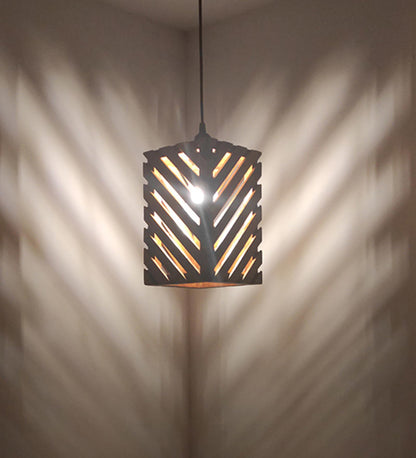 Pride Brown Wooden Single Hanging Lamp