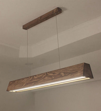 Drink 36 Brown Wooden LED Hanging Lamp
