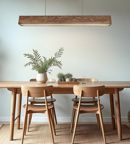 Drink 48 Brown Wooden LED Hanging Lamp