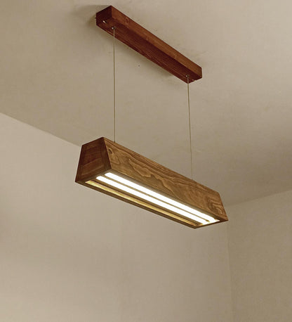Drink  24 Brown Wooden LED Hanging Lamp