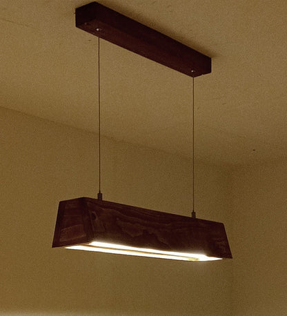Drink  24 Brown Wooden LED Hanging Lamp