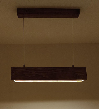 Drink  24 Brown Wooden LED Hanging Lamp