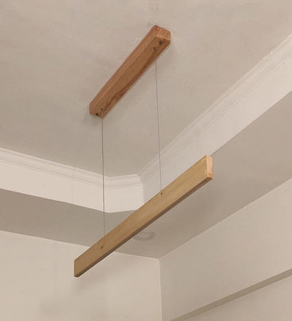 Dance 36 Beige Wooden LED Hanging Lamp