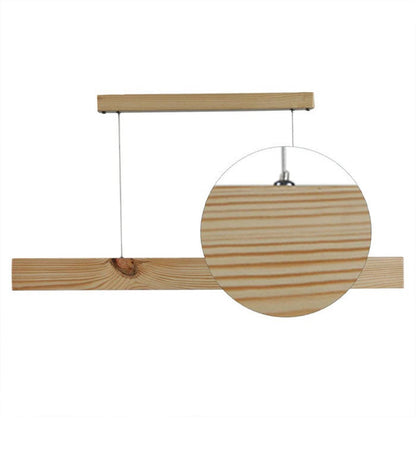 Dance 36 Beige Wooden LED Hanging Lamp