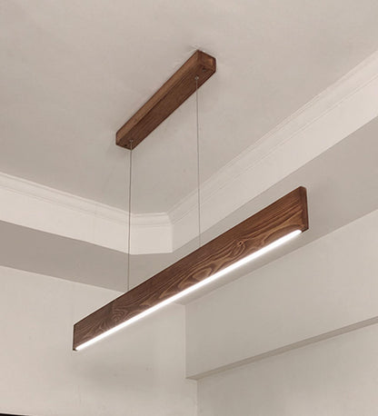 Dance 48 Brown Wooden LED Hanging Lamp