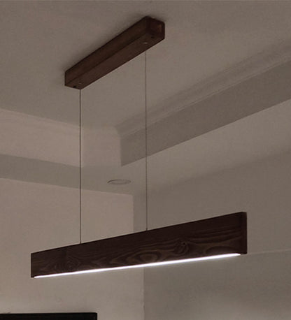 Dance 48 Brown Wooden LED Hanging Lamp