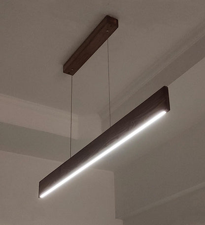 Dance 48 Brown Wooden LED Hanging Lamp