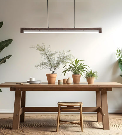 Dance 48 Brown Baton LED Hanging Lamp