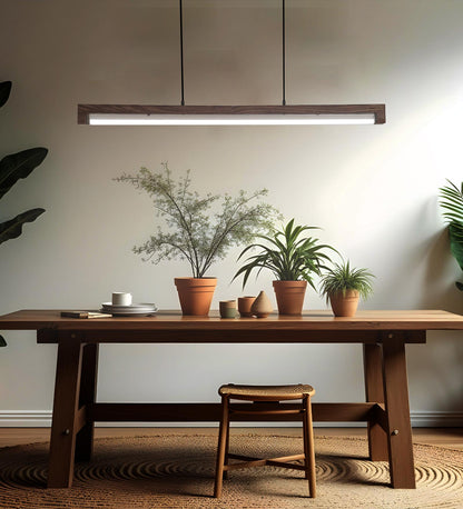 Dance 48 Brown Baton LED Hanging Lamp