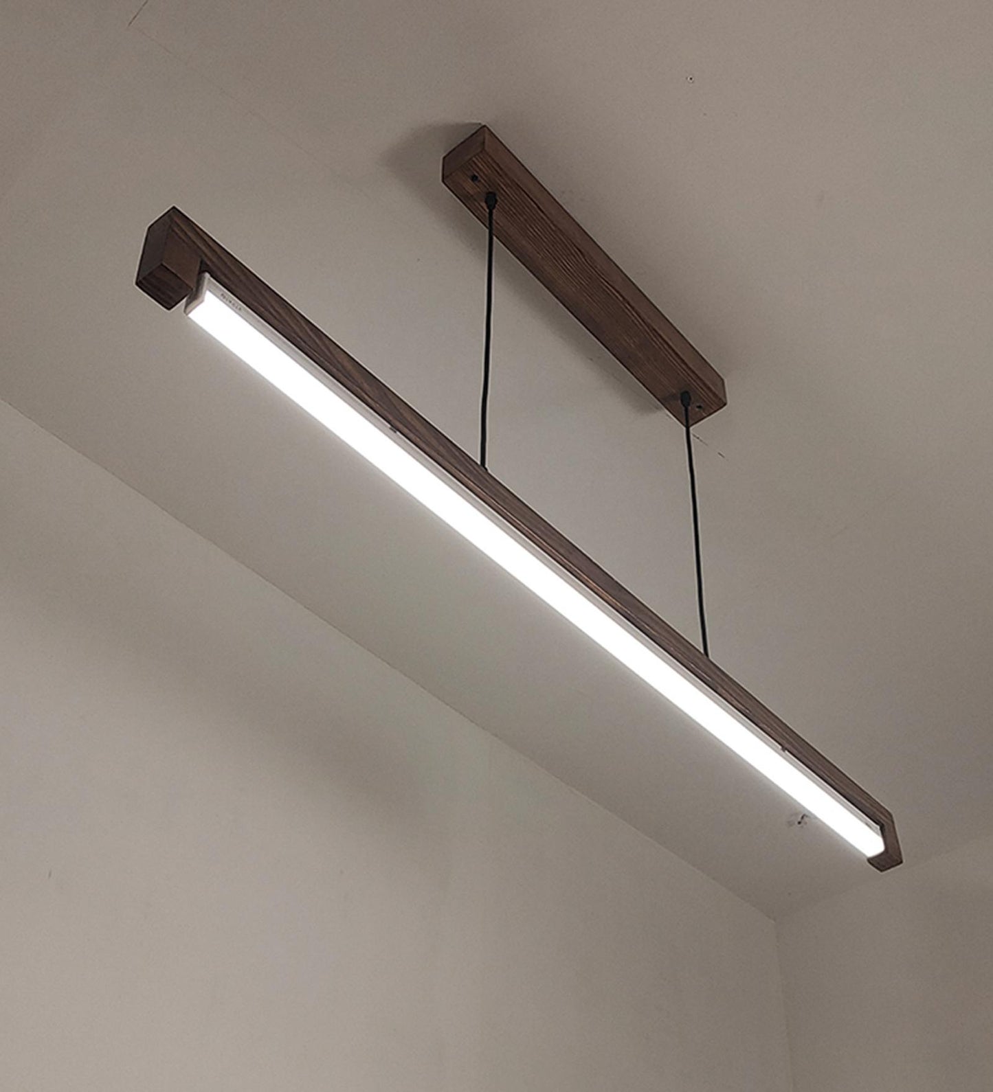 Dance 48 Brown Baton LED Hanging Lamp