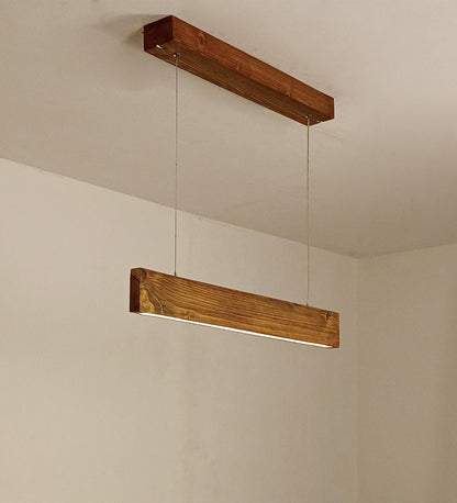 Dance 24 Brown Wooden LED Hanging Lamp