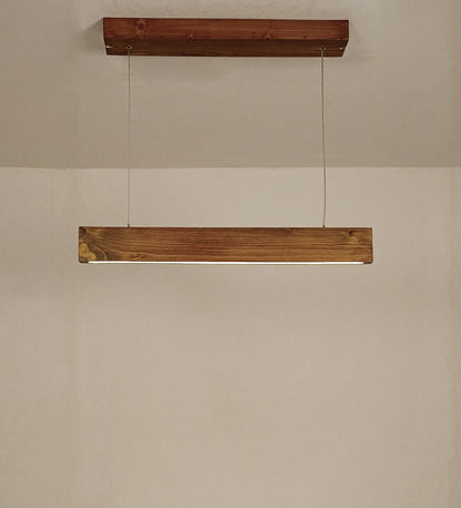 Dance 24 Brown Wooden LED Hanging Lamp