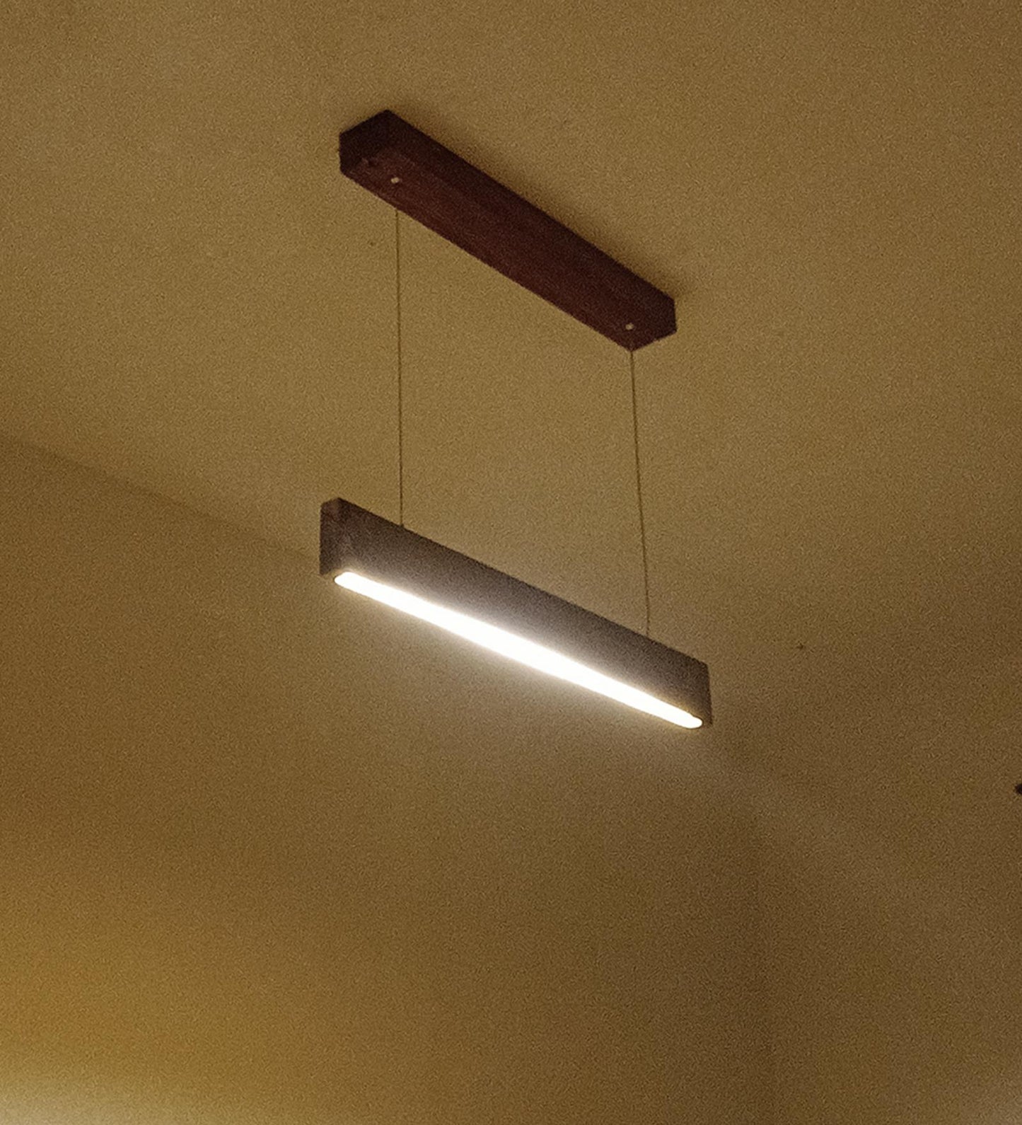 Dance 24 Brown Wooden LED Hanging Lamp