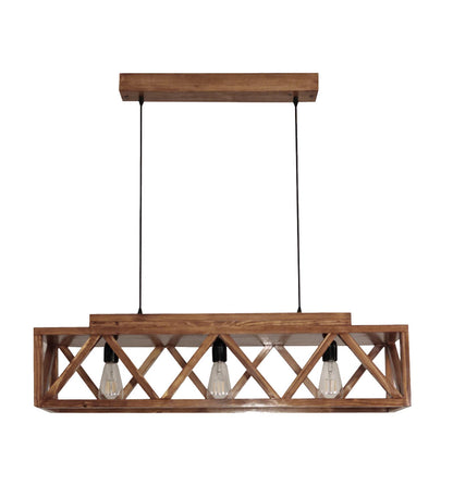 Symmetric Centrum Wooden 3 Series Hanging Lamp