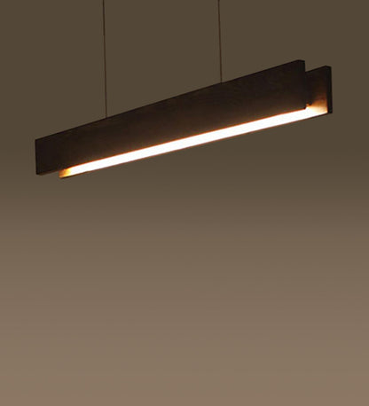 Alive 36 Brown Wooden LED Hanging Lamp