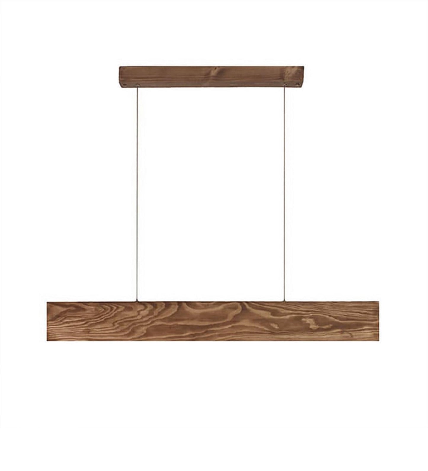 Alive 48 Brown Wooden LED Hanging Lamp