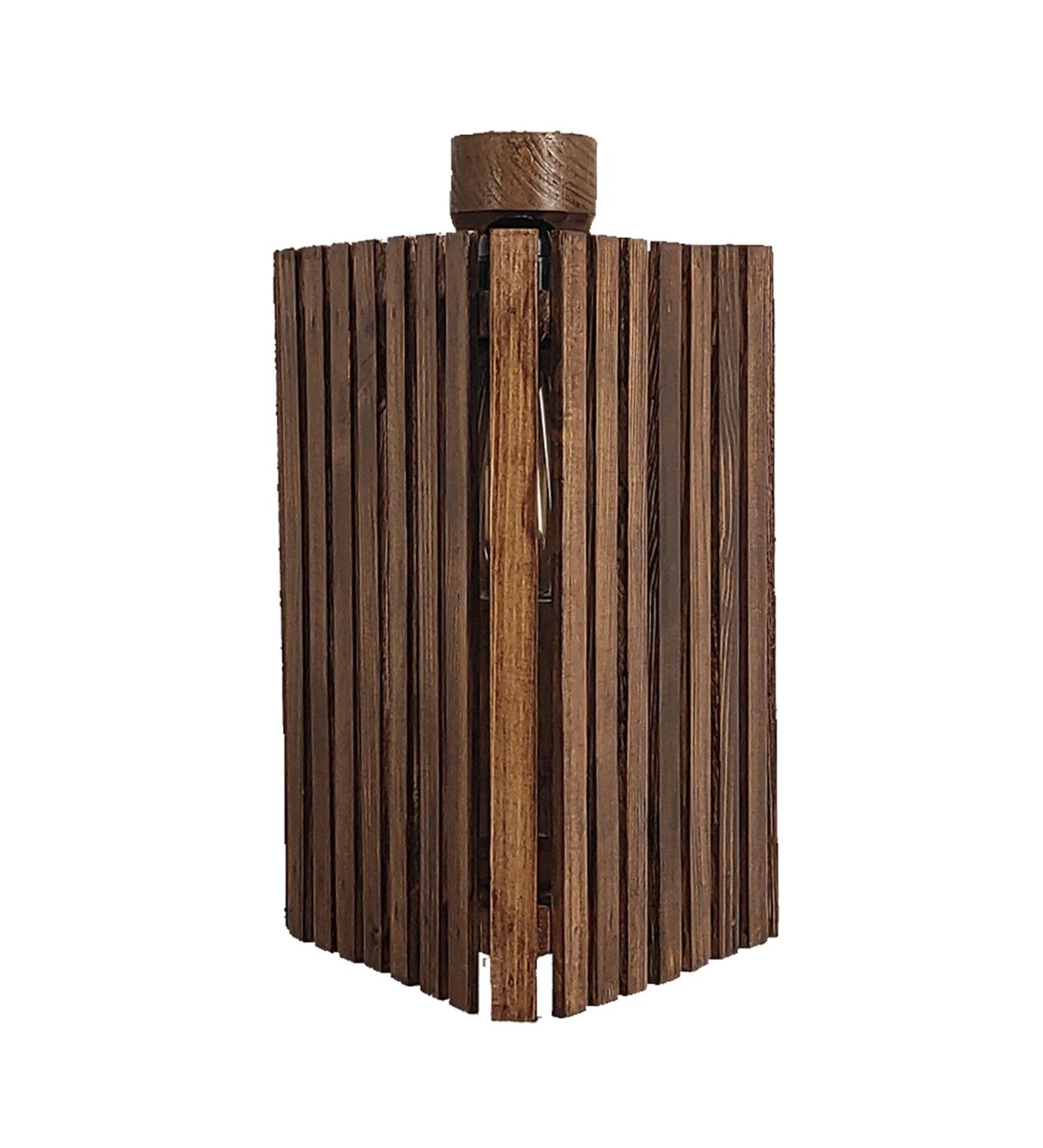 Fog Brown Wooden Wall Light
