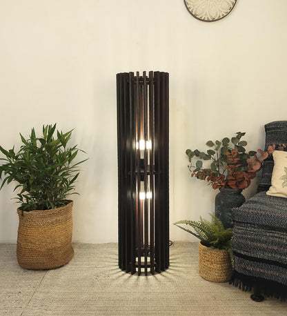 Dive Duo Wooden Floor Lamp