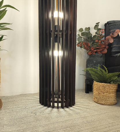 Dive Duo Wooden Floor Lamp