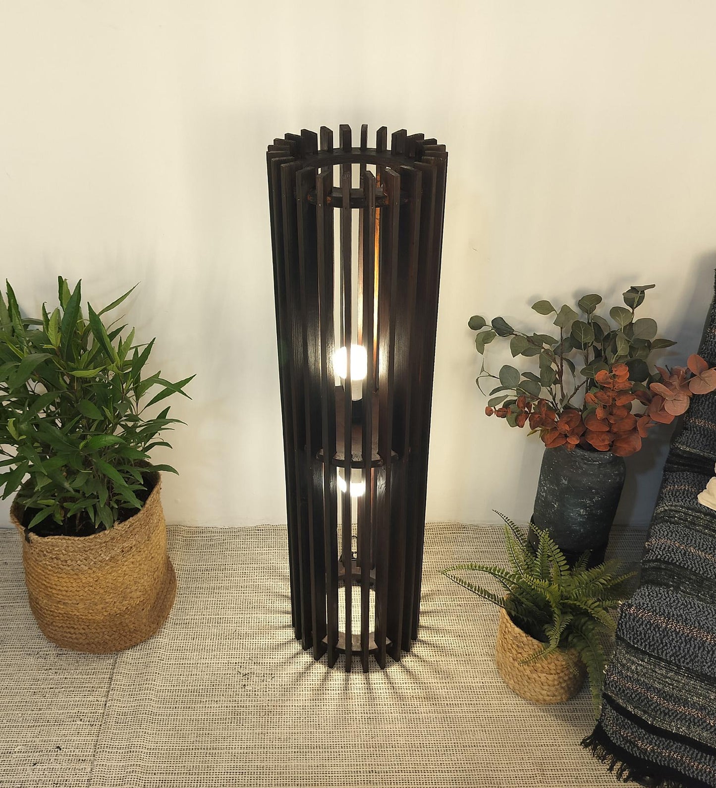 Dive Duo Wooden Floor Lamp