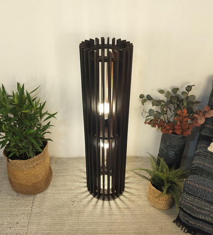Dive Duo Wooden Floor Lamp