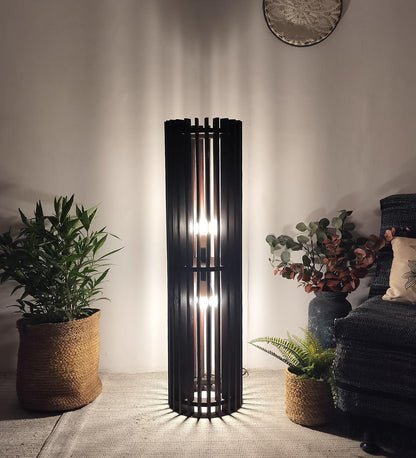 Dive Duo Wooden Floor Lamp