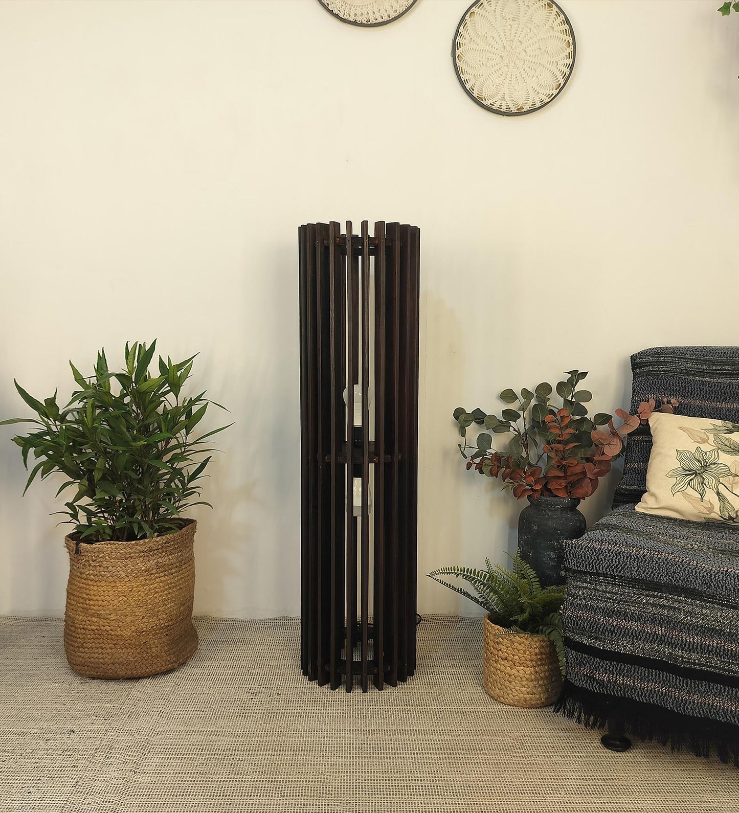 Dive Duo Wooden Floor Lamp