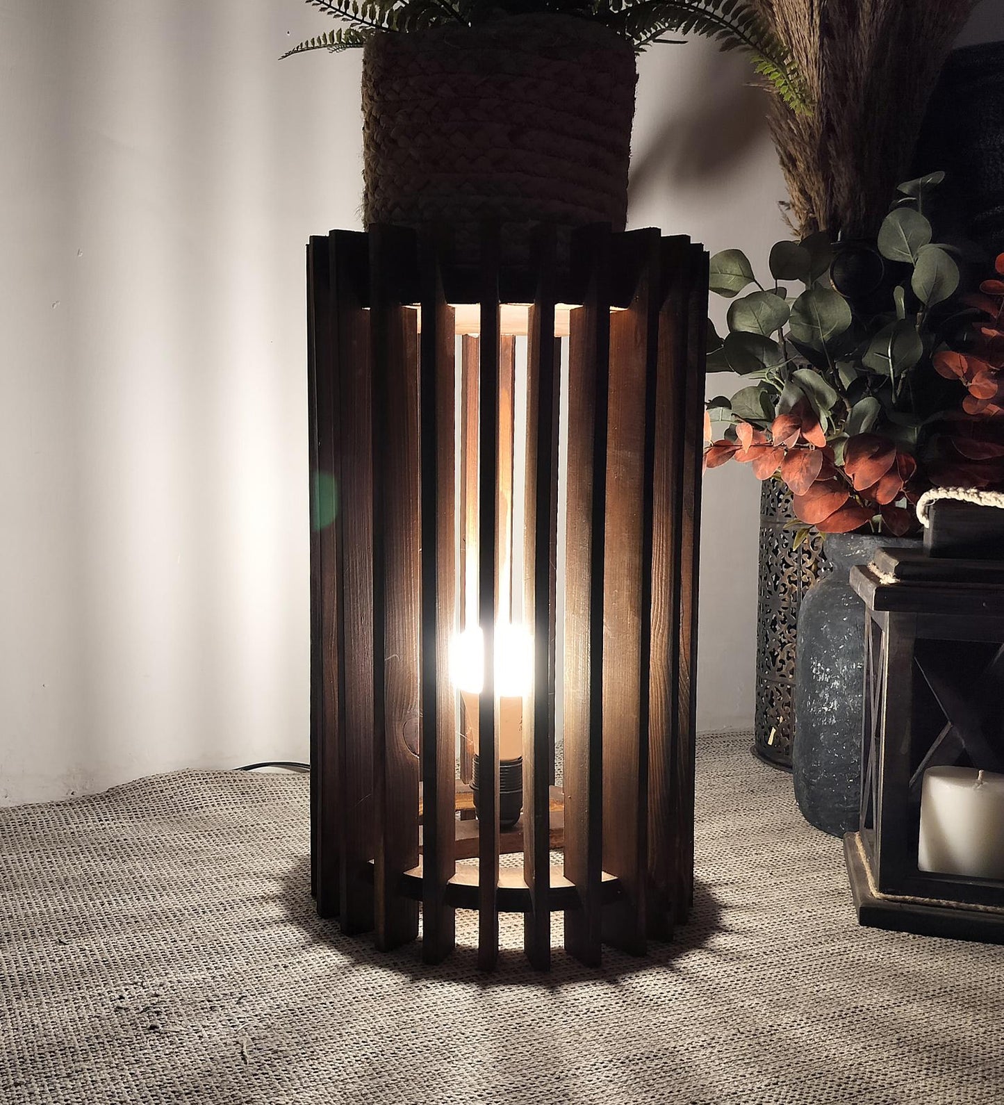 Dive Sidekick Wooden Floor Lamp