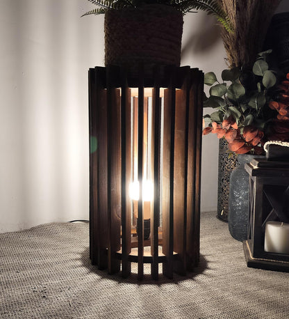 Dive Sidekick Wooden Floor Lamp