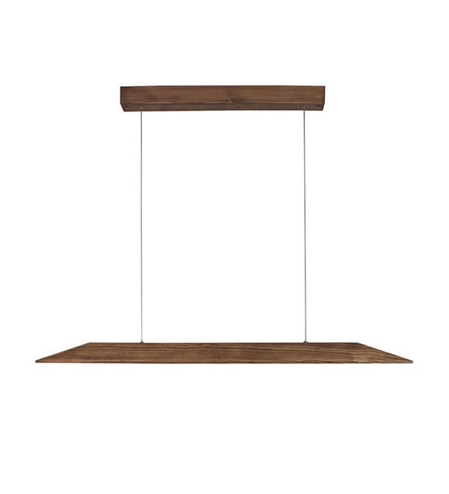 Comfort 48 Brown Wooden LED Hanging Lamp